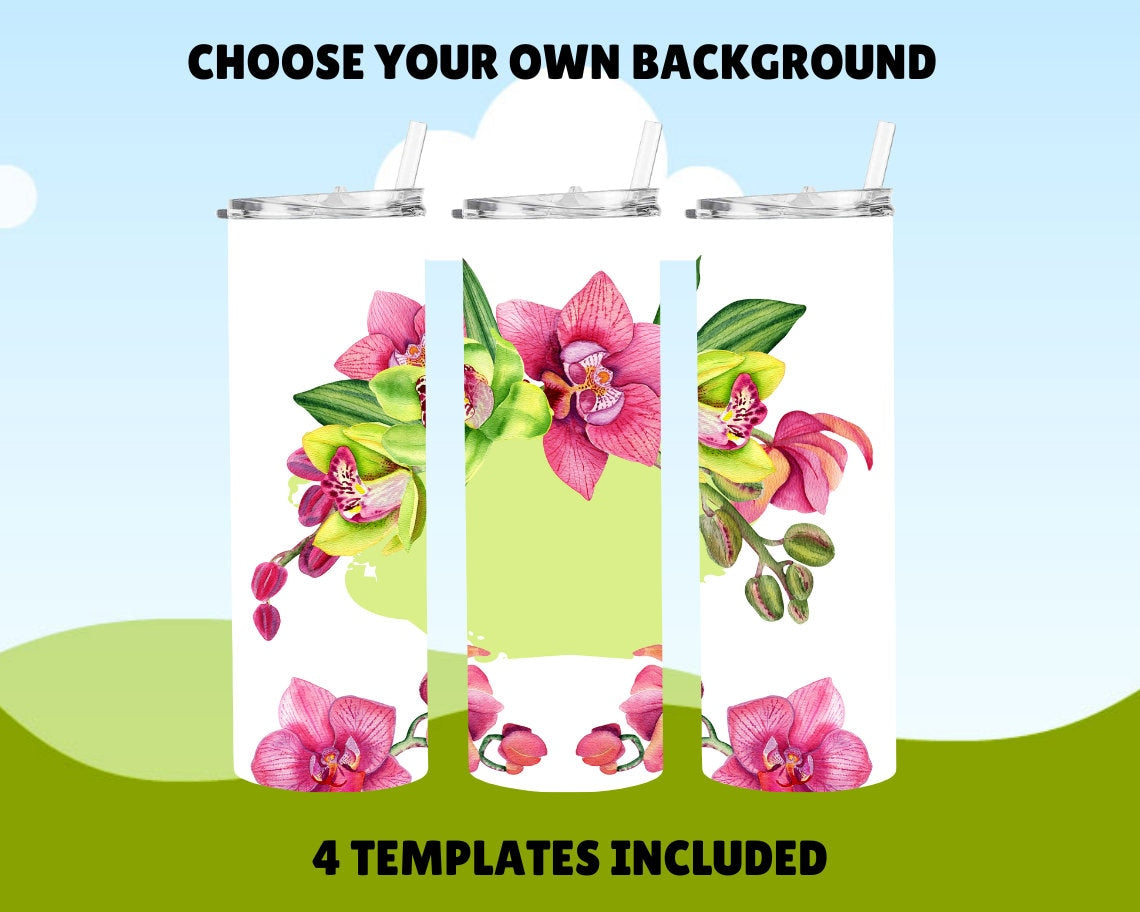 20 OZ Skinny Tumbler Mockup, Editable Tumbler Mockup, Tumbler Canva Template, Sublimation Mockup, Drag and Drop Template, Canva Frame Mockup
