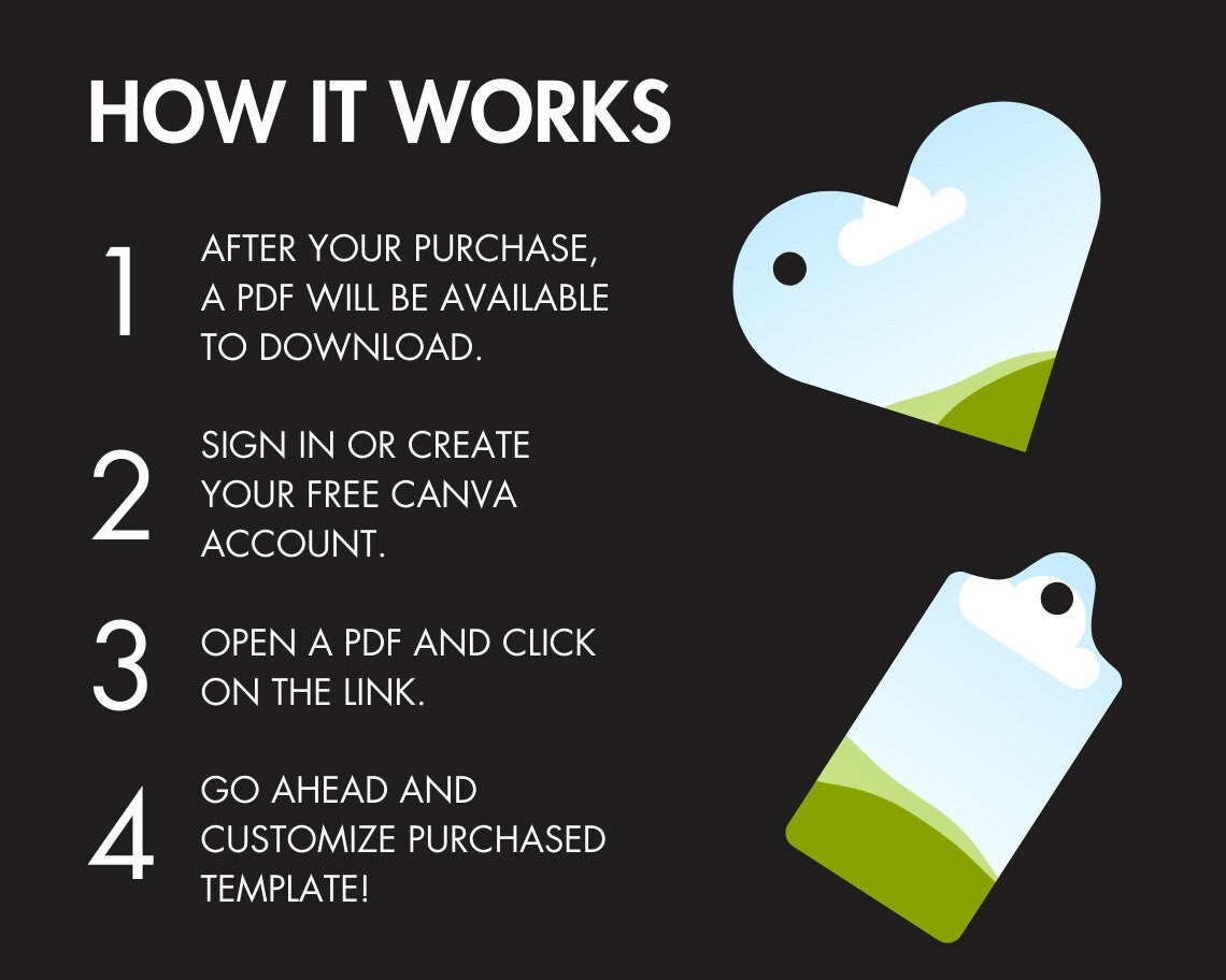 Design Your Own Tag on Canva, Editable Gift Tag Template, Tag Canva Frames Bundle, Price Tag Drag and Drop Canva Frames, Tag Silhouettes