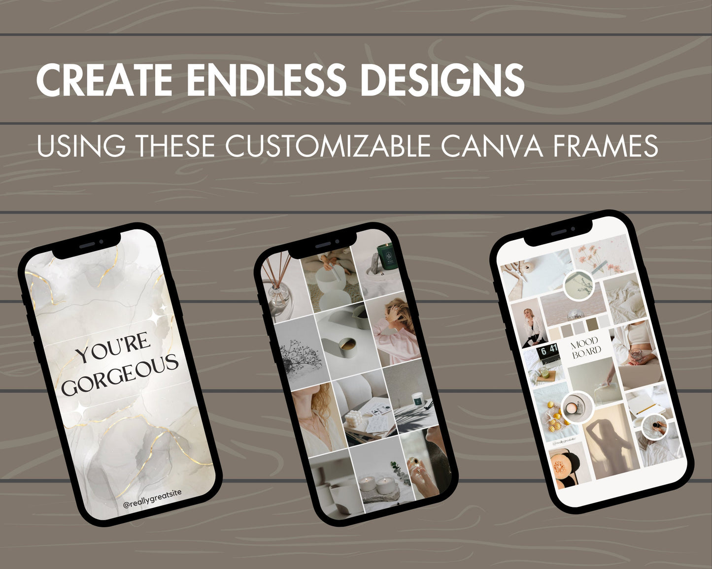 Device Mockup Bundle, Canva, Canva Phone Template, Editable Laptop Mockup, Canva Frames Bundle, Digital Product Mockup Set, Drag and Drop