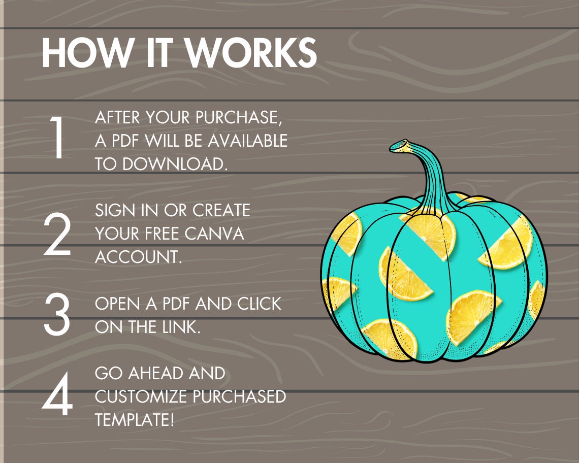 Pumpkins Canva Frames, Drag and Drop Canva Templates, Fall Halloween Spooky Season, Editable Canva Template, Fillable Pumpkin Mockups