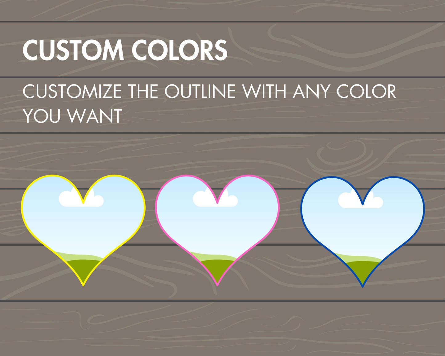 Design Your Own Heart on Canva, Heart Love Canva Template, Easy Drag and Drop Editable Canva Frames, Heart Bundle, Valentine's Day PNG