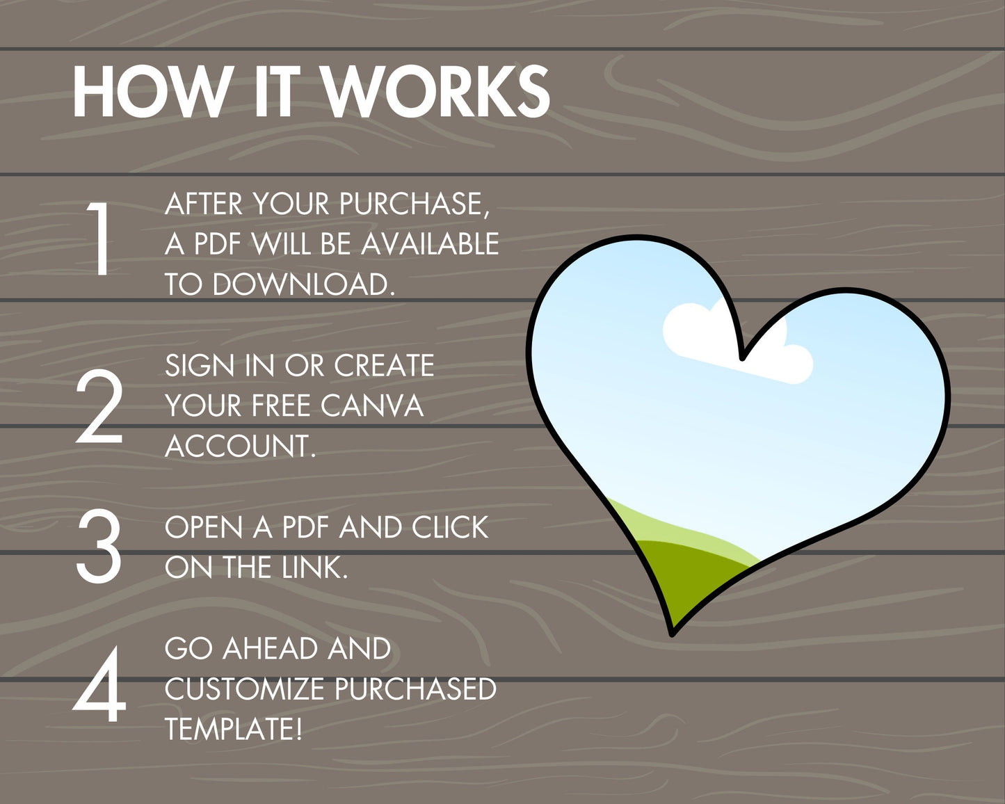 Design Your Own Heart on Canva, Heart Love Canva Template, Easy Drag and Drop Editable Canva Frames, Heart Bundle, Valentine's Day PNG