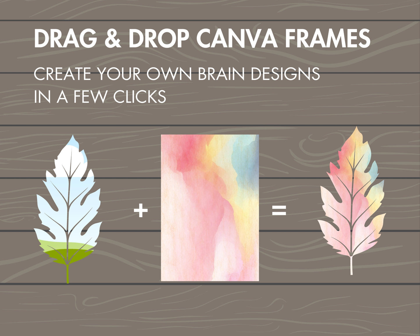 fall leaves canva frames
