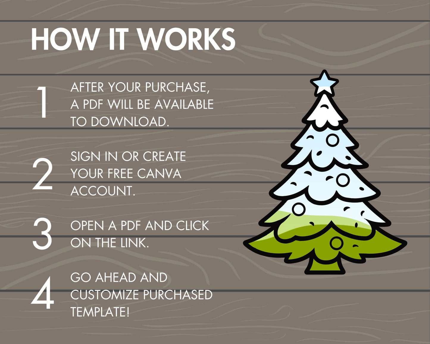 Design Your Own Christmas Trees, Xmas Canva Template, Drag and Drop Photo, Christmas Tree Canva Frames Bundle, Christmas Clipart, Silhouette