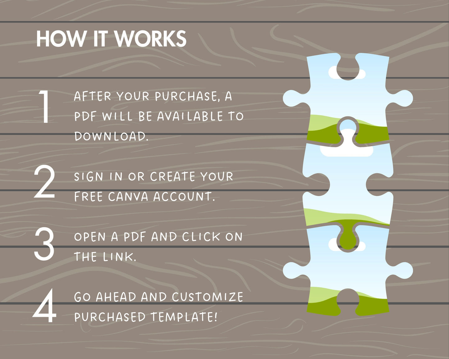 Design Your Own Jigsaw Puzzle Canva Frames, Editable Puzzle Pieces Canva Template, Drag and Drop Photo, Puzzle Mockup, Puzzle Clipart
