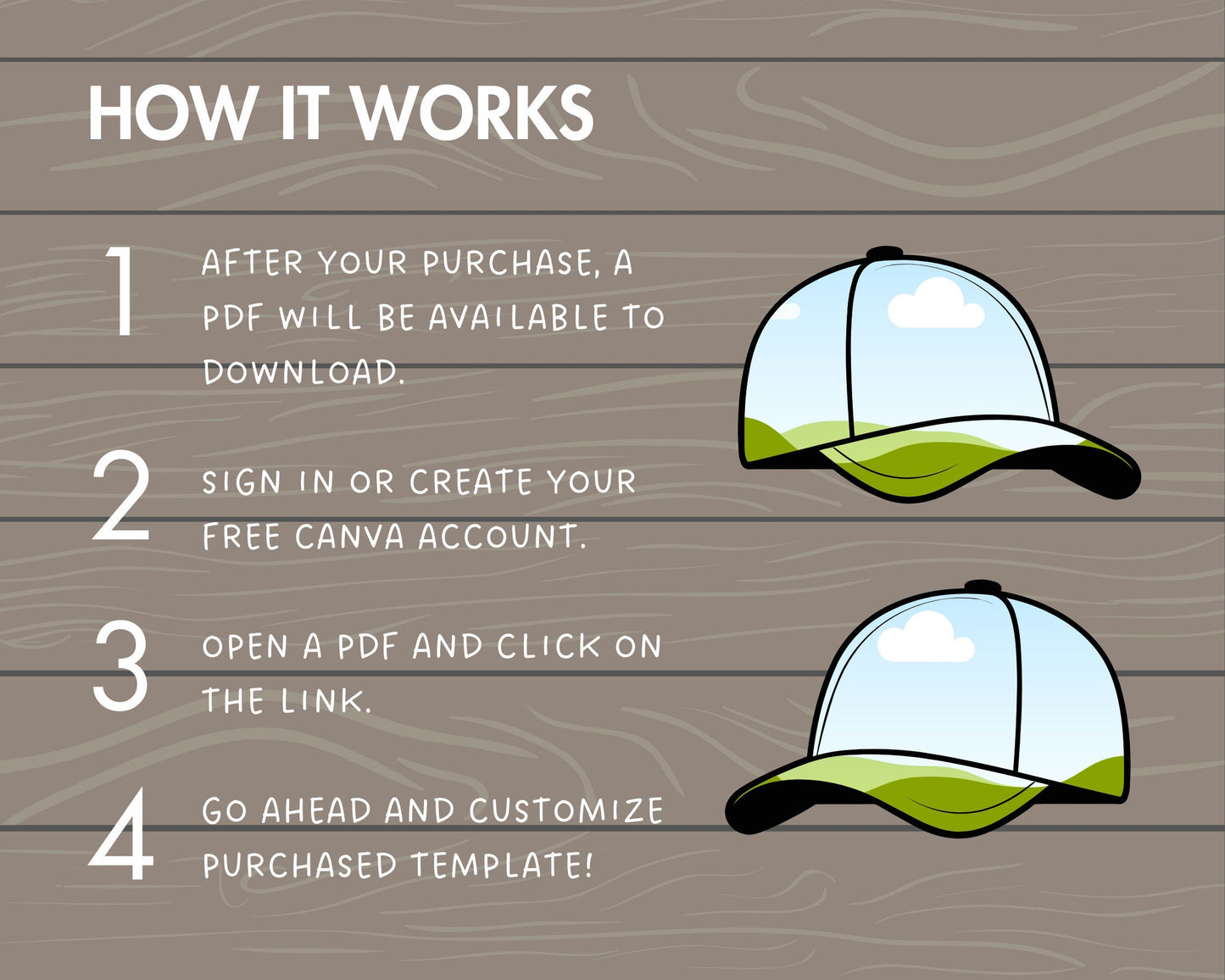 Design Your Own Baseball Cap Canva Frames, Baseball Cap Canva Template, Drag and Drop Photo, Baseball Cap Clipart, Snapback Hat, Sport Hat