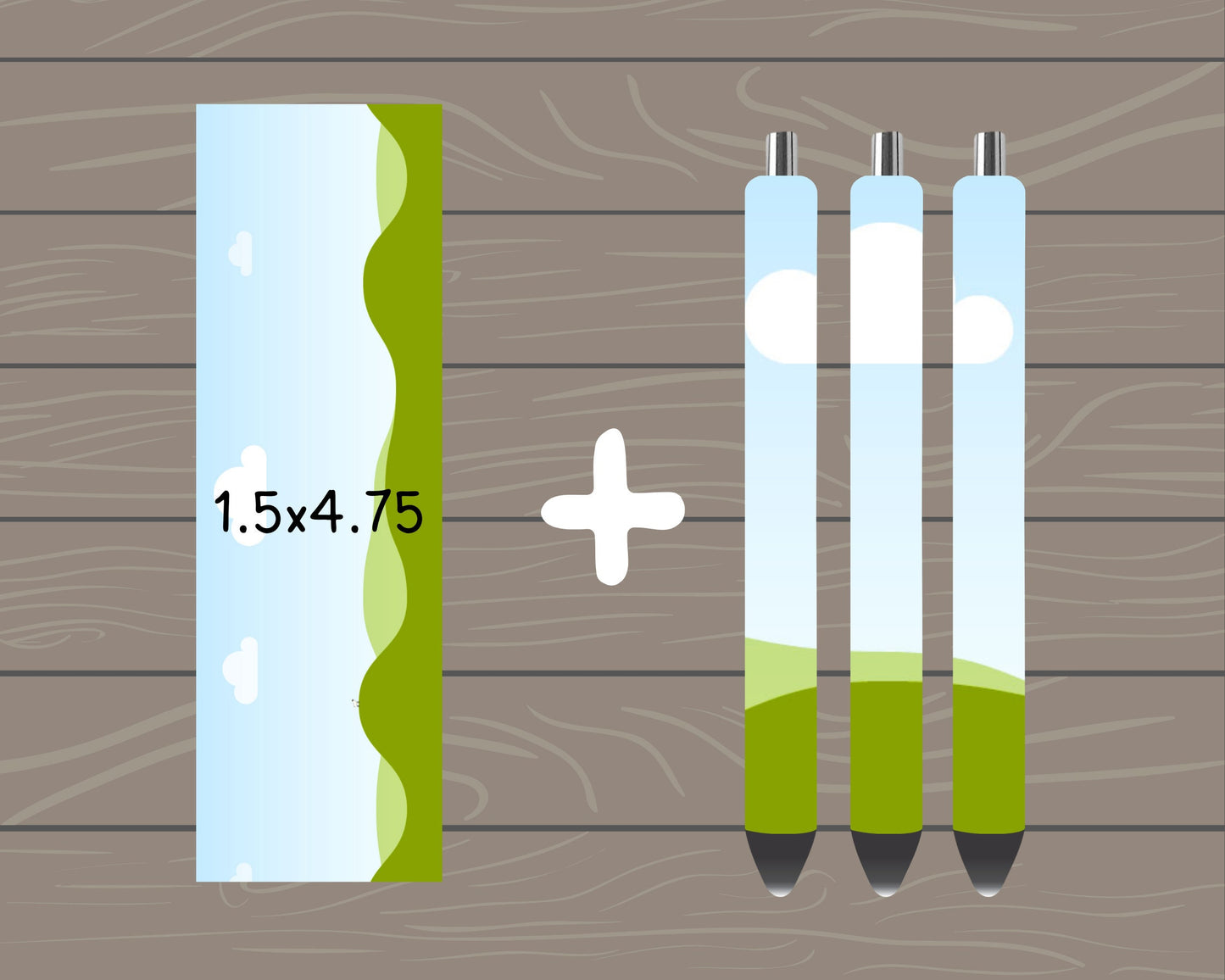 Full Wrap Small Pen Mockup, Epoxy Pen Canva Mockup, Easy Drag and Drop, Editable Pen Canva Template, Sublimation Pen Mockup, Seamless Design