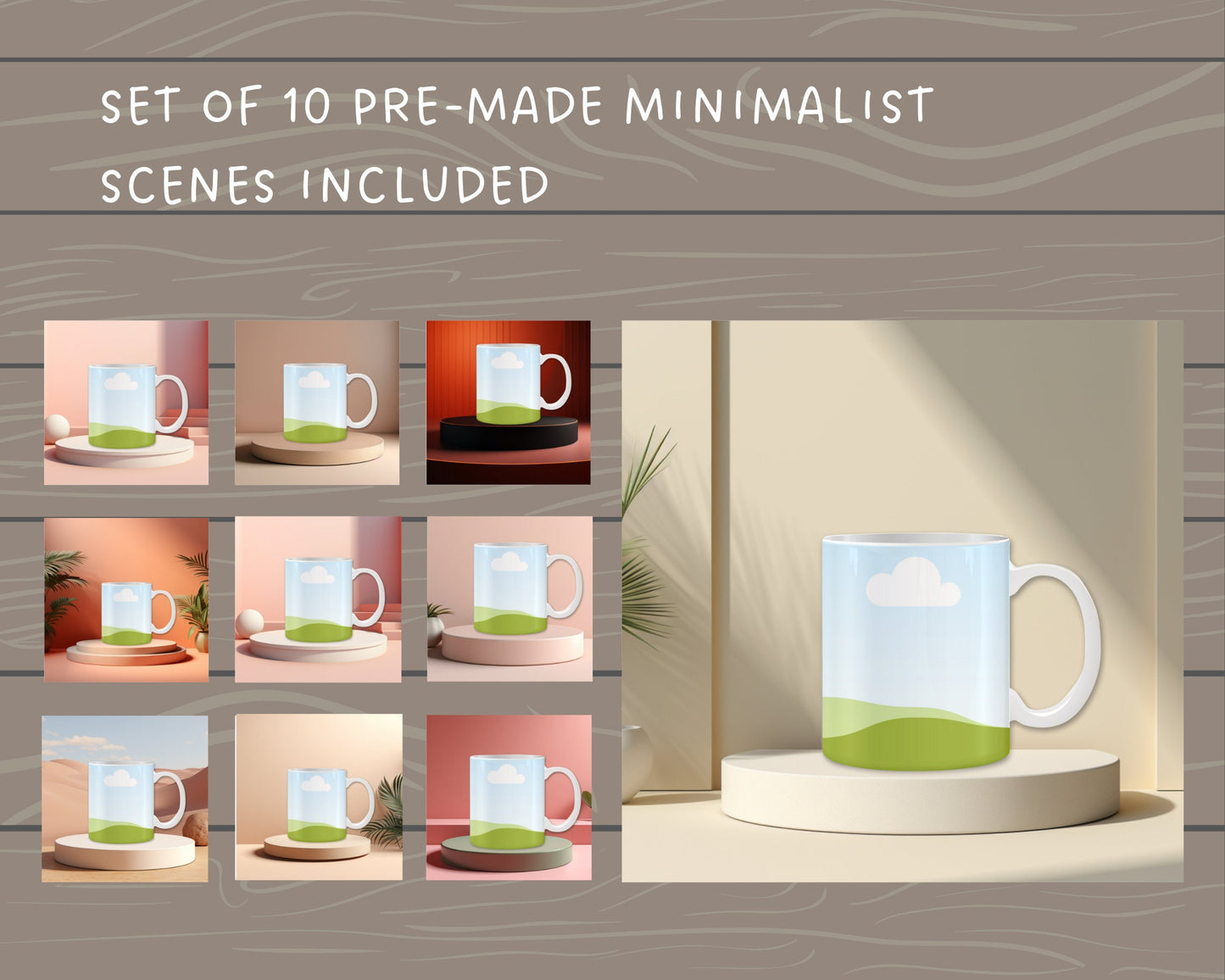 11 Oz Mug Canva Mockup, Mug Canva Frame, Easy Drag and Drop Photo, Coffee Mug Canva Template, Editable Mug Mockup Canva, Sublimation Designs