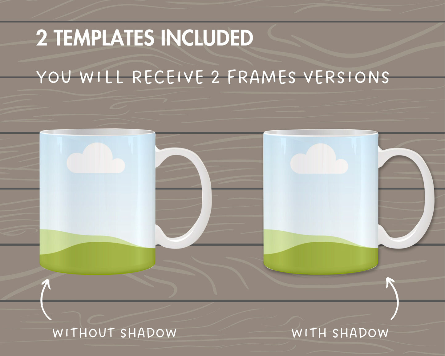 11 Oz Mug Canva Mockup, Mug Canva Frame, Easy Drag and Drop Photo, Coffee Mug Canva Template, Editable Mug Mockup Canva, Sublimation Designs