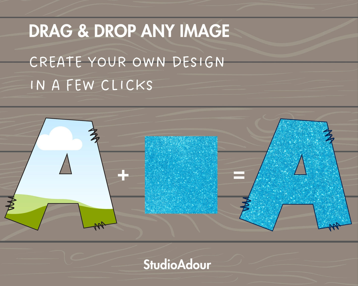 Design Your Own Doodle Letters on Canva, Doodle Alphabet Canva Template, Drag and Drop Canva Letters, Doodle Blank Letters, A-Z Canva Frames