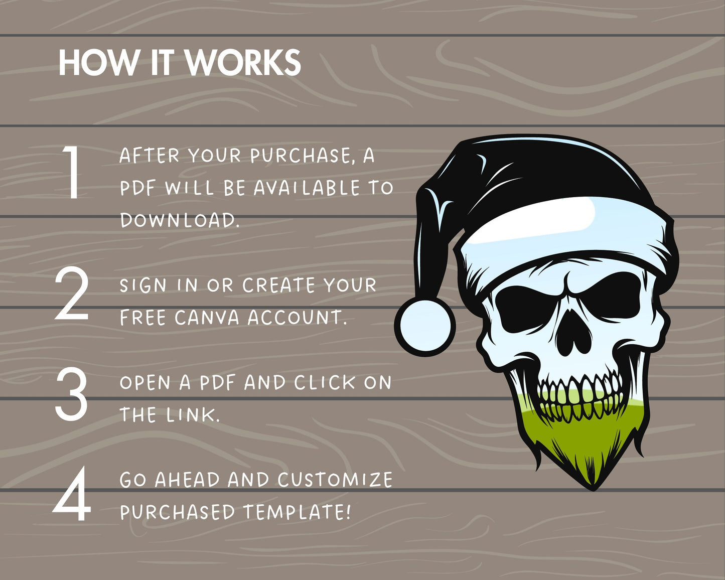 Design Your Own Skull Head on Canva, Editable Skull Canva Template, Drag and Drop Photo, Skull Clipart, Halloween Skull, Skull Bundle Canva