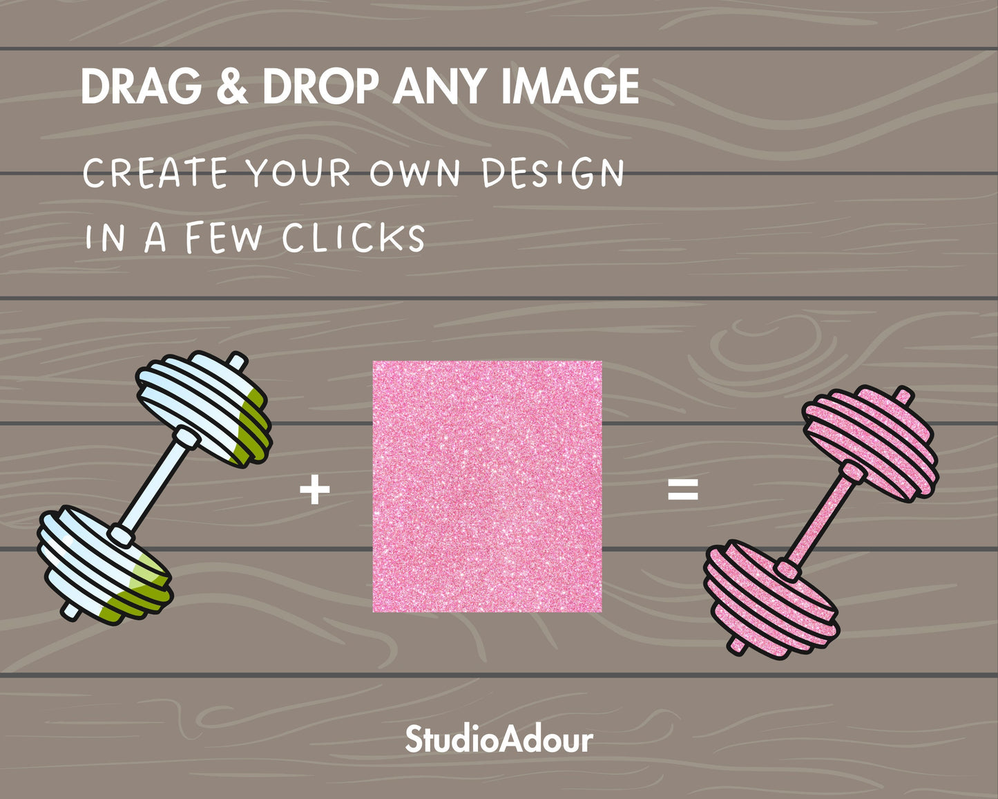 Design Your Own Fitness Canva Frames, Gym Canva Template, Drag and Drop, Canva Frames Bundle, Workout Silhouette, Dumbbell PNG, Weights