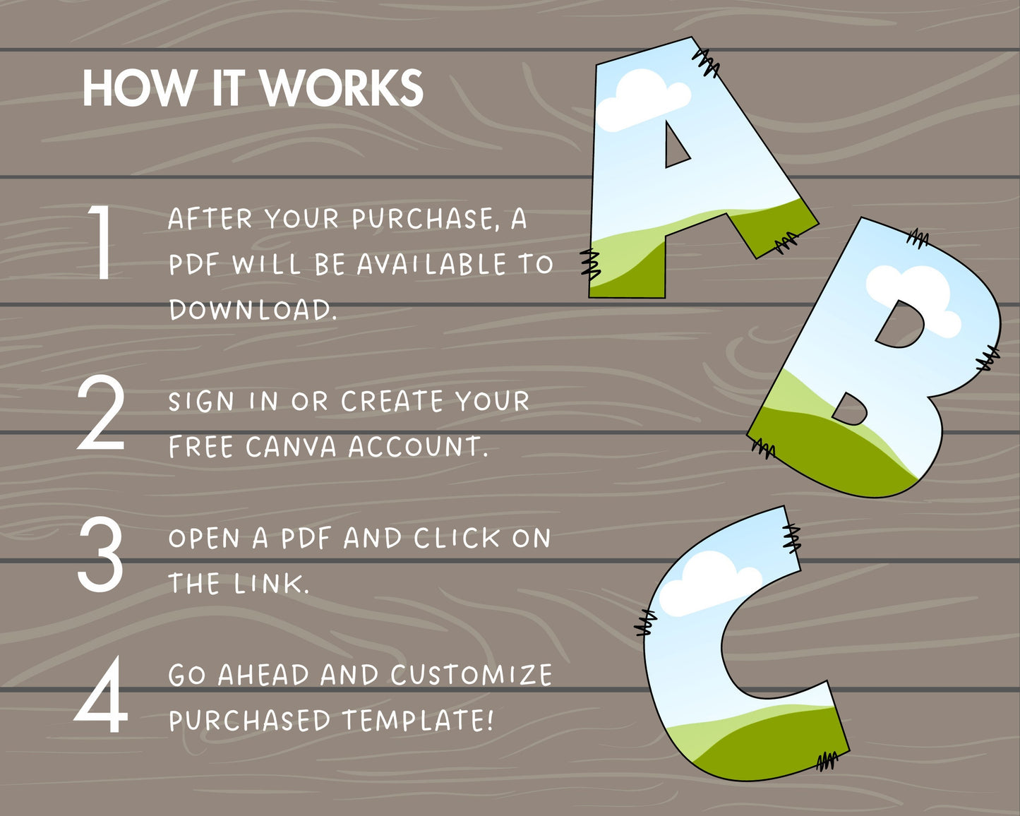 Design Your Own Doodle Letters on Canva, Doodle Alphabet Canva Template, Drag and Drop Canva Letters, Doodle Blank Letters, A-Z Canva Frames