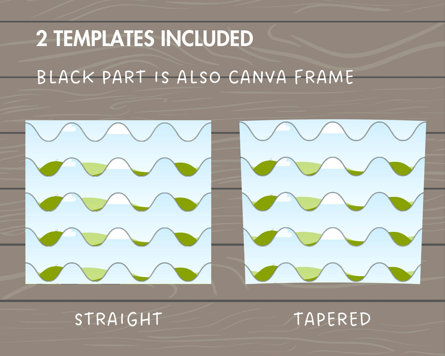 Design Your Own Waves Burst Tumbler Template, 20oz Straight Skinny Tumbler Canva Template, Drag and Drop, Wavy Seamless Tumbler Wrap