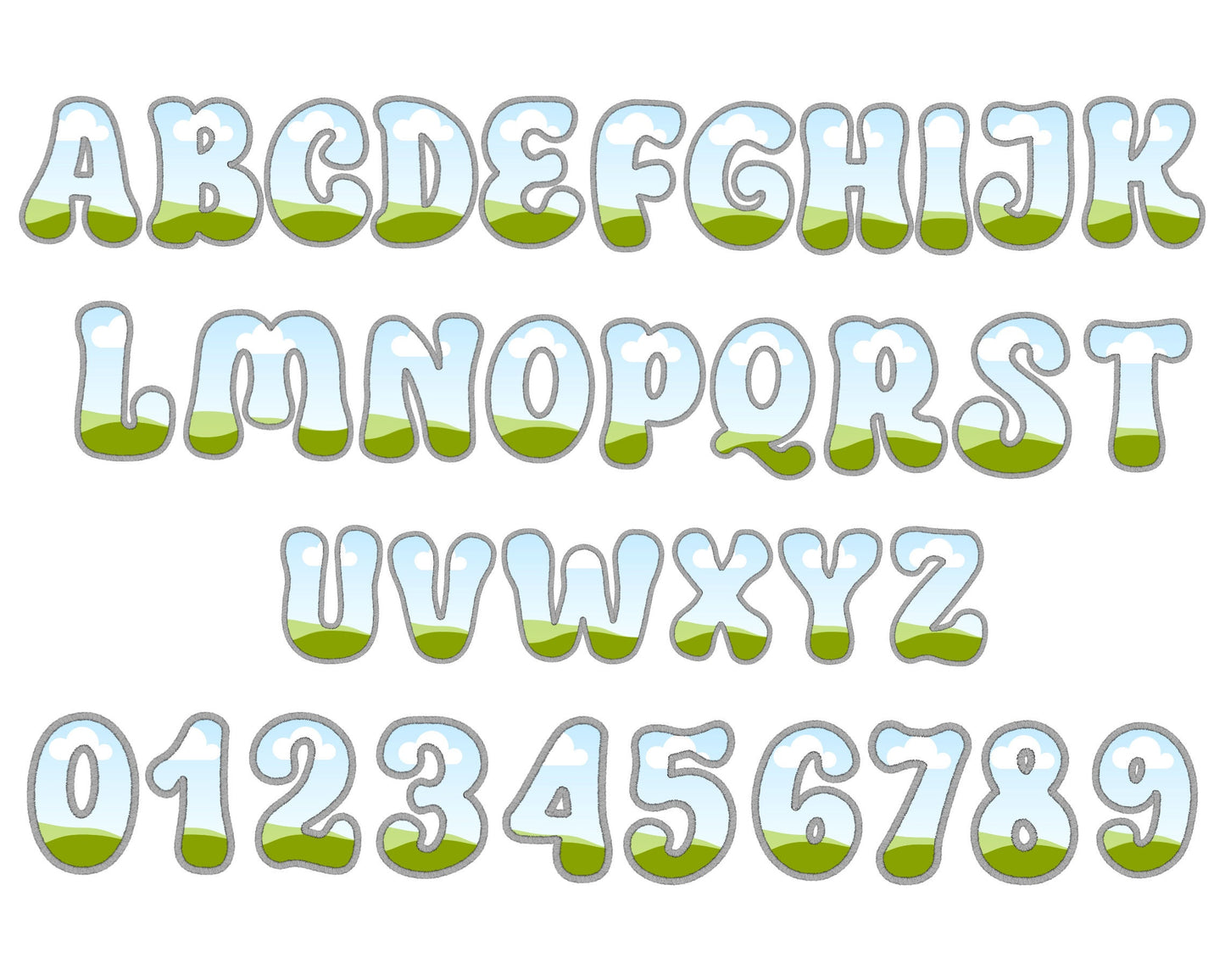 Design Your Own Faux Embroidery Letters, Retro Letters, Groovy Canva Letters, Stitch Alphabet Canva Template, Drag and Drop, Canva Frames