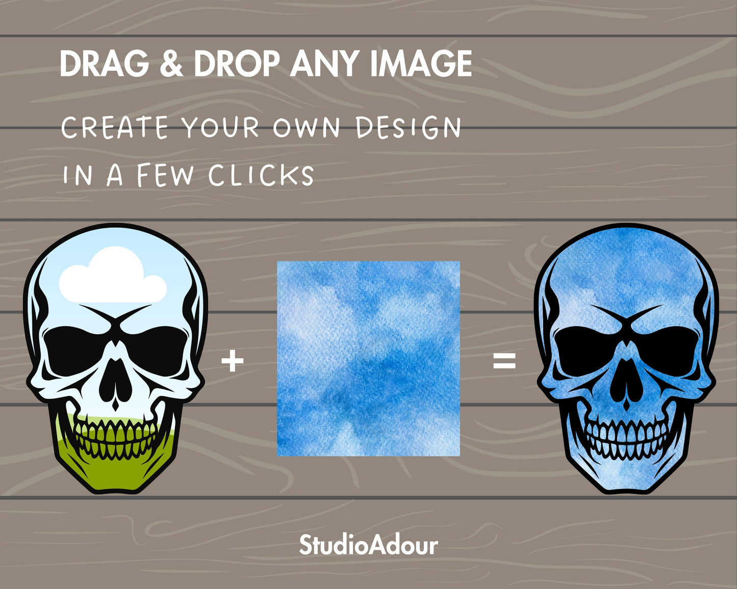 Design Your Own Skull Head on Canva, Editable Skull Canva Template, Drag and Drop Photo, Skull Clipart, Halloween Skull, Skull Bundle Canva