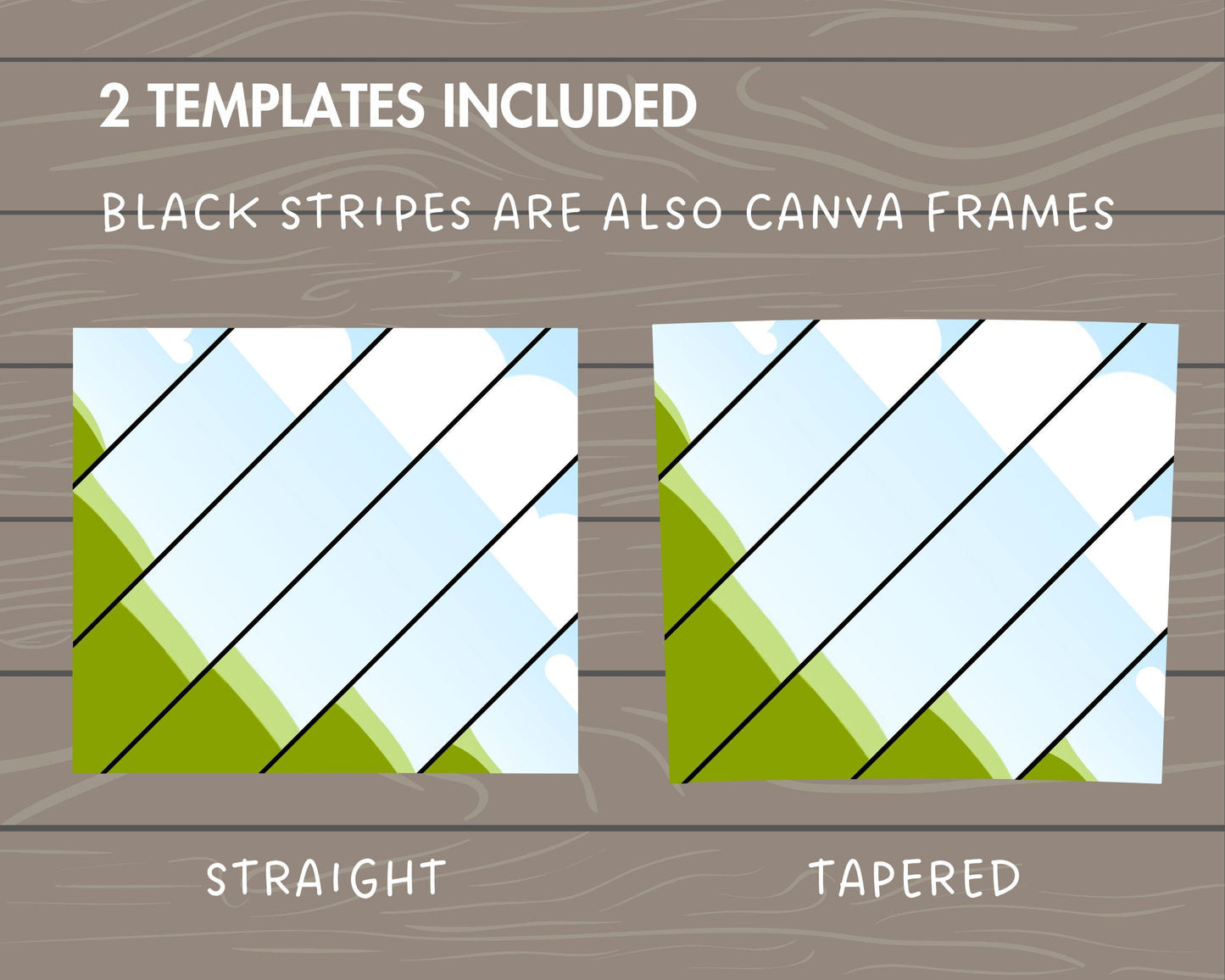 Design Your Own Stripes Pattern 20oz Skinny Tumbler Template, Editable Canva Template, Drag an Drop Burst Tumbler Template, Tumbler Wrap
