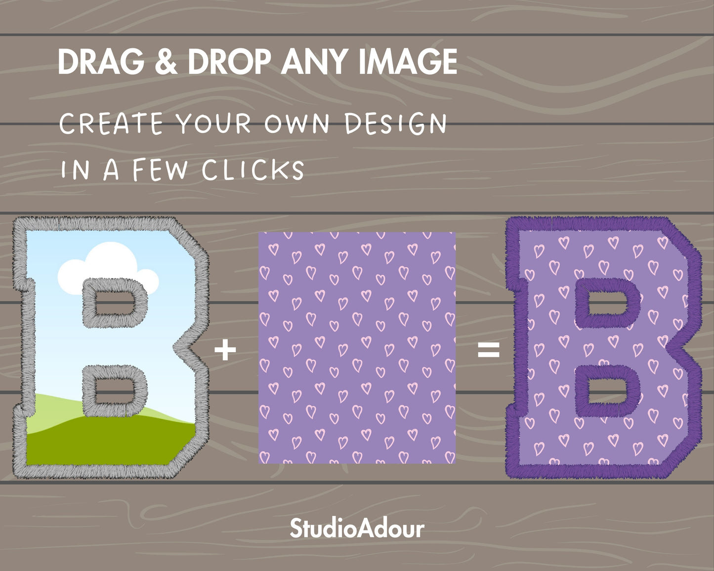 Design Your Own Varsity Letters and Numbers, Faux Embroidery Varsity Alphabet, Sport Canva Letters, Drag and Drop, DIY Applique Letters PNG