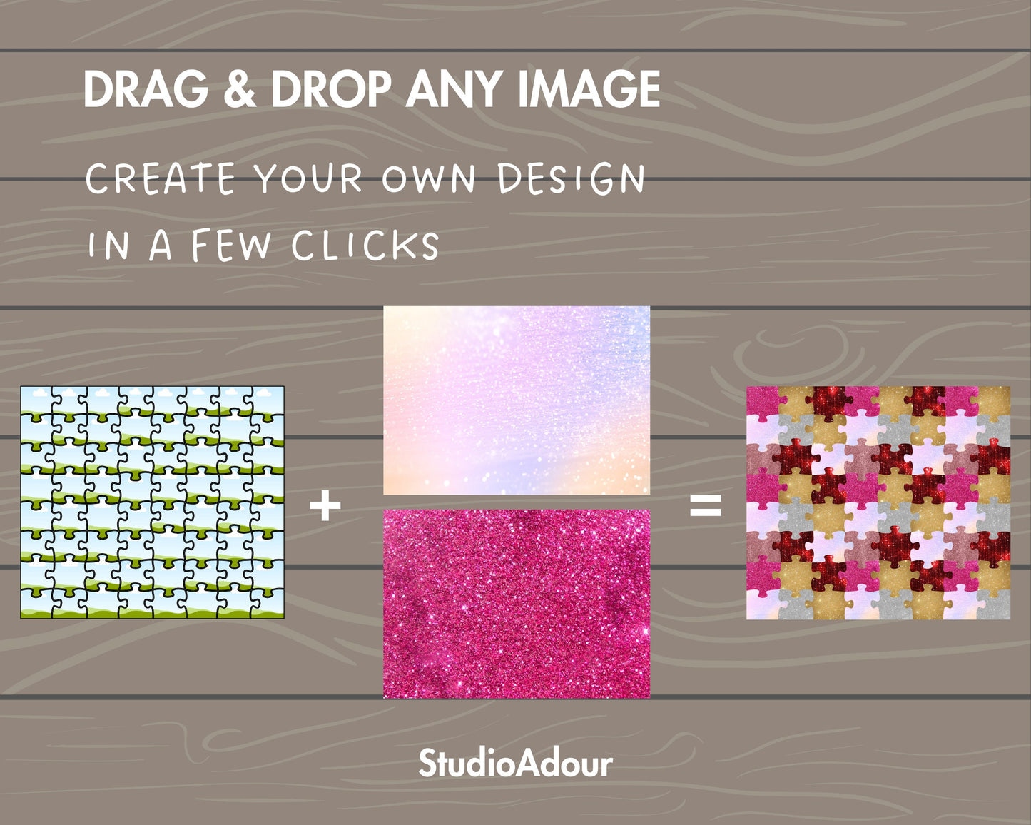 Puzzle Tumbler Editable Canva Template, Seamless 20oz Skinny Tumbler Wrap, Drag an Drop PNG, Burst Tumbler Template, Straight Tumbler Wrap