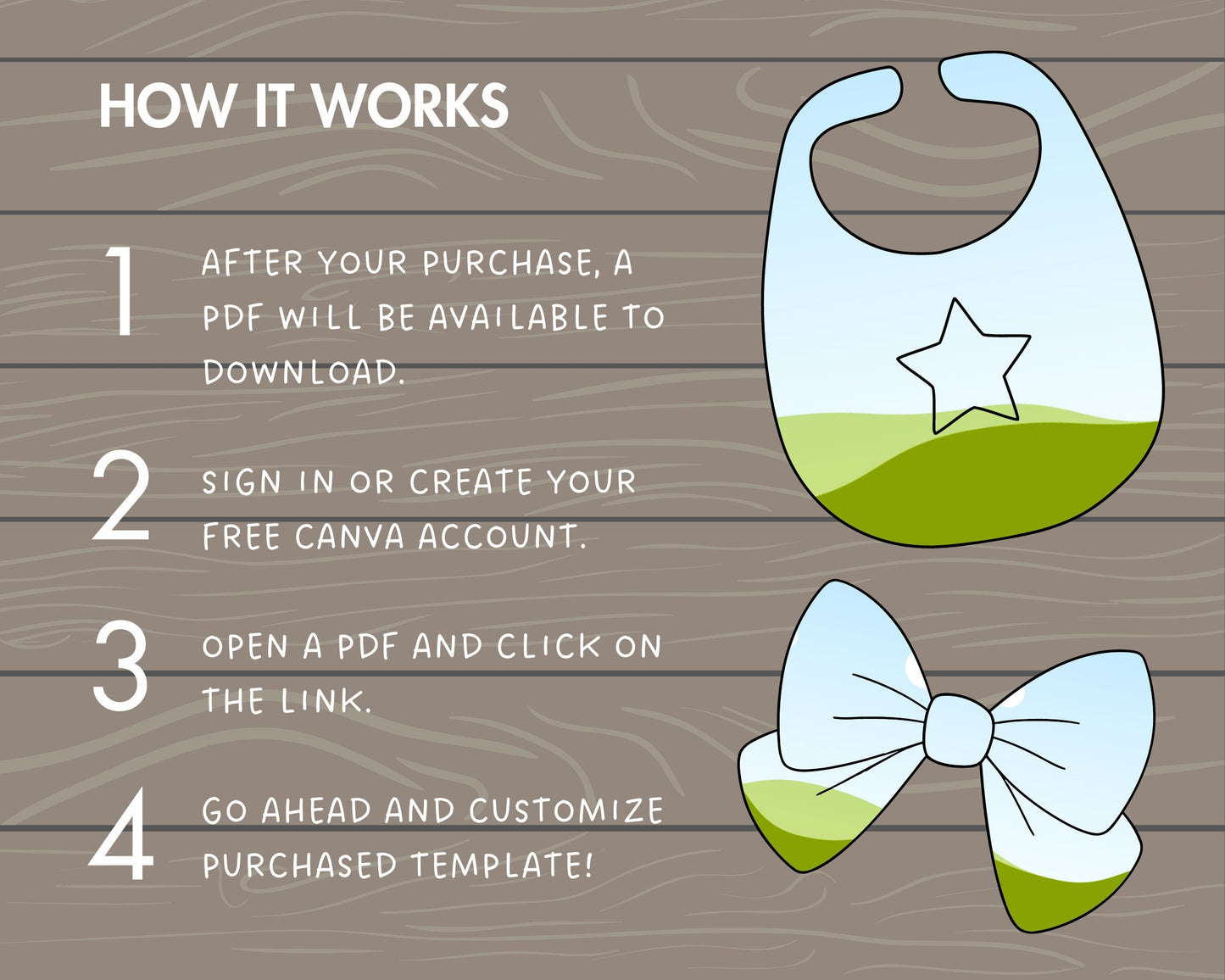 Design Your Own Baby Bundle on Canva, Newborn Canva Template, Drag and Drop, Canva Frames Bundle, Baby Footprints, Baby Clipart, Baby Shower