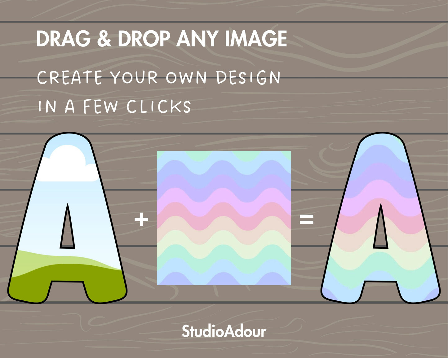 Design Your Own Doodle Letters on Canva, Doodle Alphabet Canva Template, Drag and Drop, Editable Canva Font, Canva Frames Bundle, Letter PNG