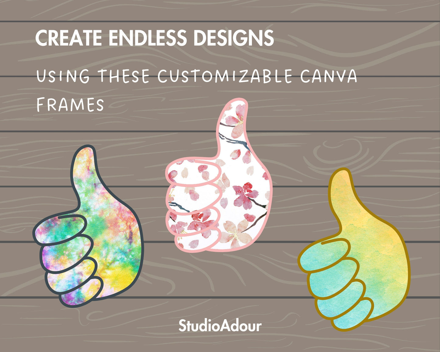 Design Your Own Hand Sign on Canva, Doodle Hand Canva Template, Drag and Drop Canva Frames, Cartoon Hand Gestures, Canva Hands Template