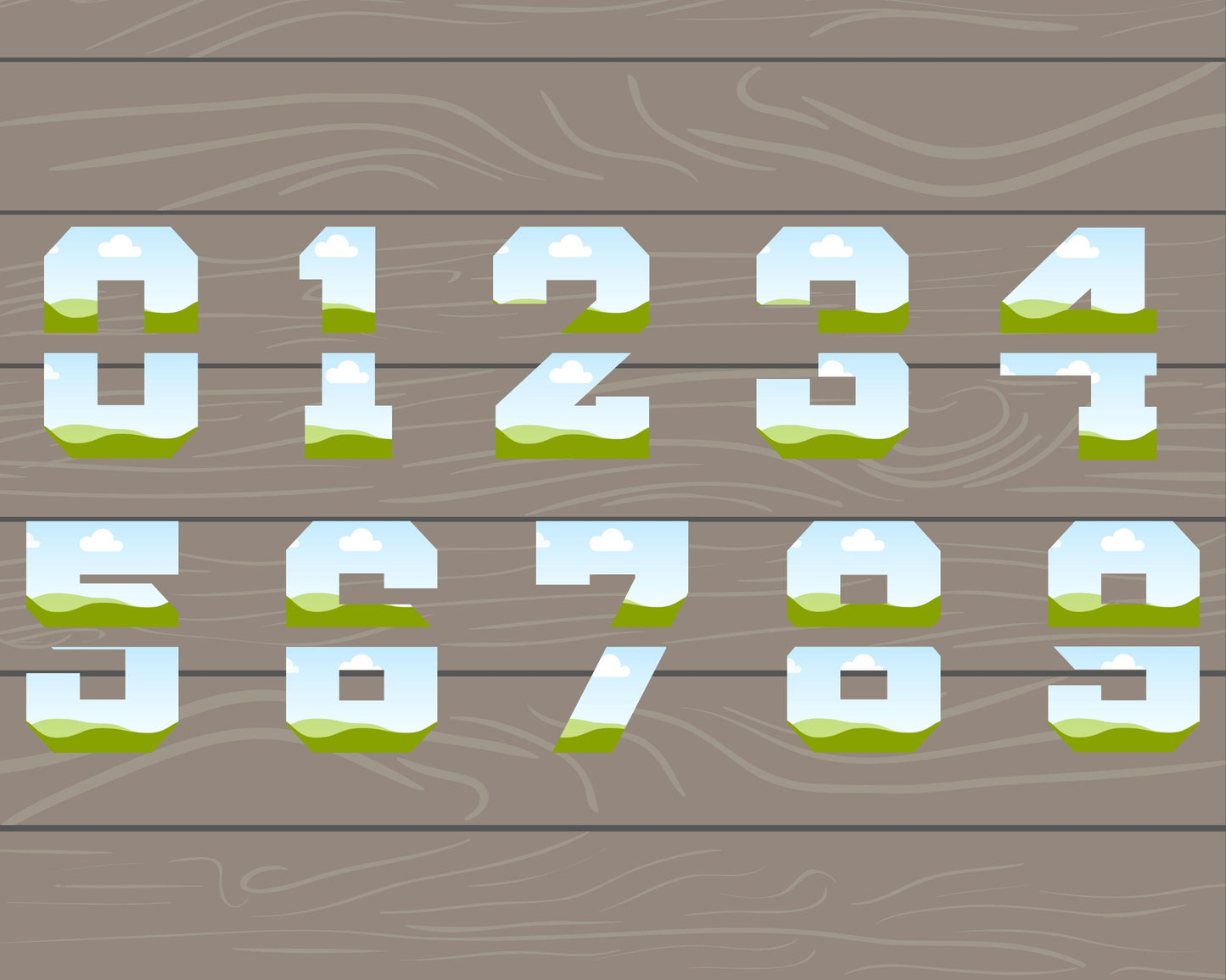 Varsity Split Alphabet Canva, Split Letters and Numbers, Drag and Drop, Canva Frames Bundle, DIY Letters Frames Canva, Canva Split Letters