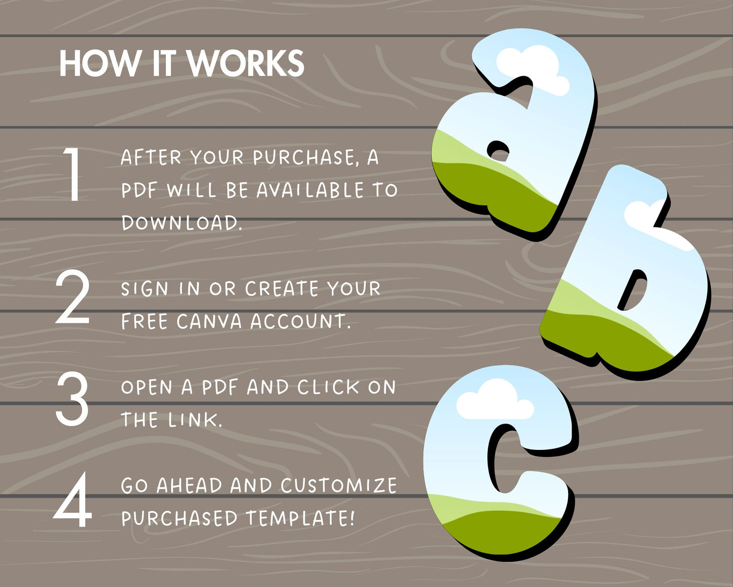 Design Your Own Doodle Letters on Canva, Doodle Alphabet Canva Template, Drag and Drop, Editable Canva Alphabet, Canva Frames Bundle, DIY