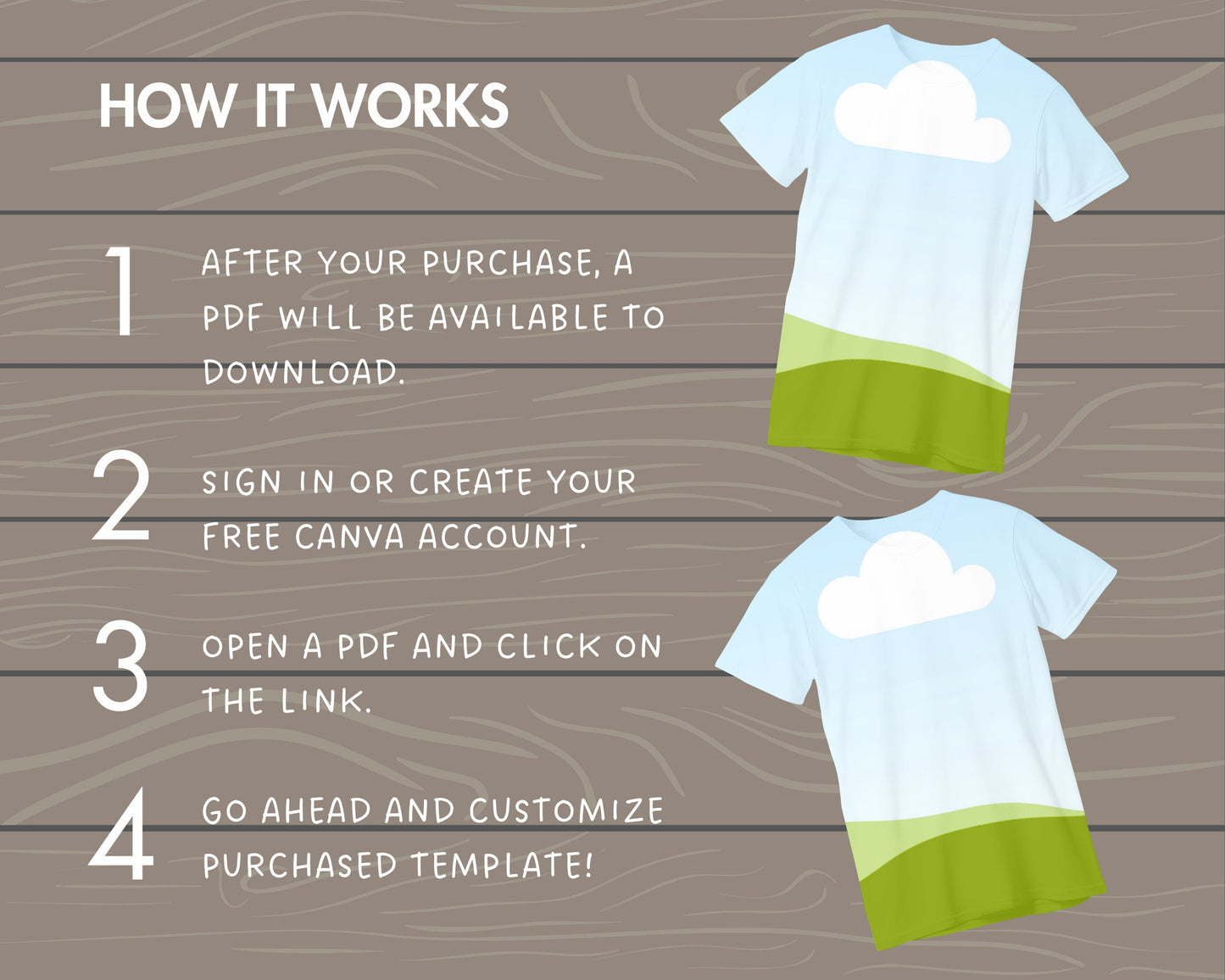 T-shirt Canva Mockup, Tshirt Canva Template, Easy Drag and Drop, Realistic Canva Mockup, Realistic Shirt Canva Mockup, Custom Color T-shirt