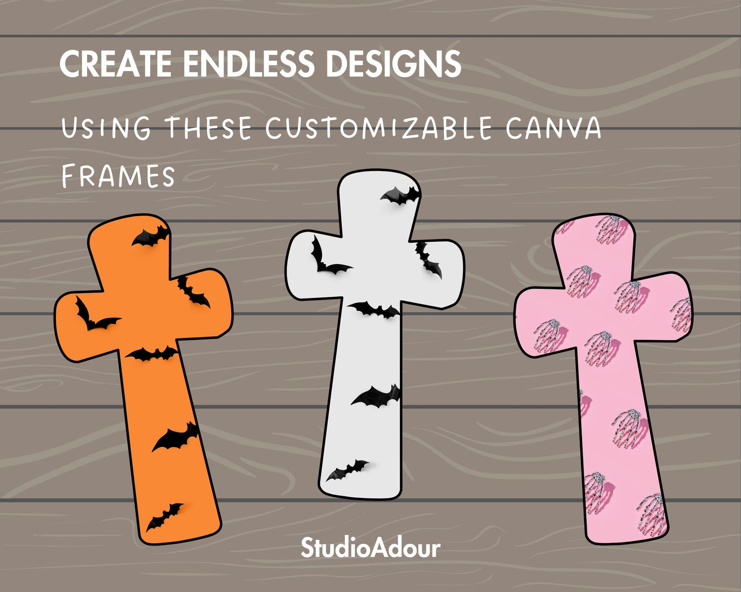Design Your Own Cross on Canva, Religious Cross Canva Template, Easy Drag and Drop, Cross Bundle, Old Rugged Crosses, Sublimation Design