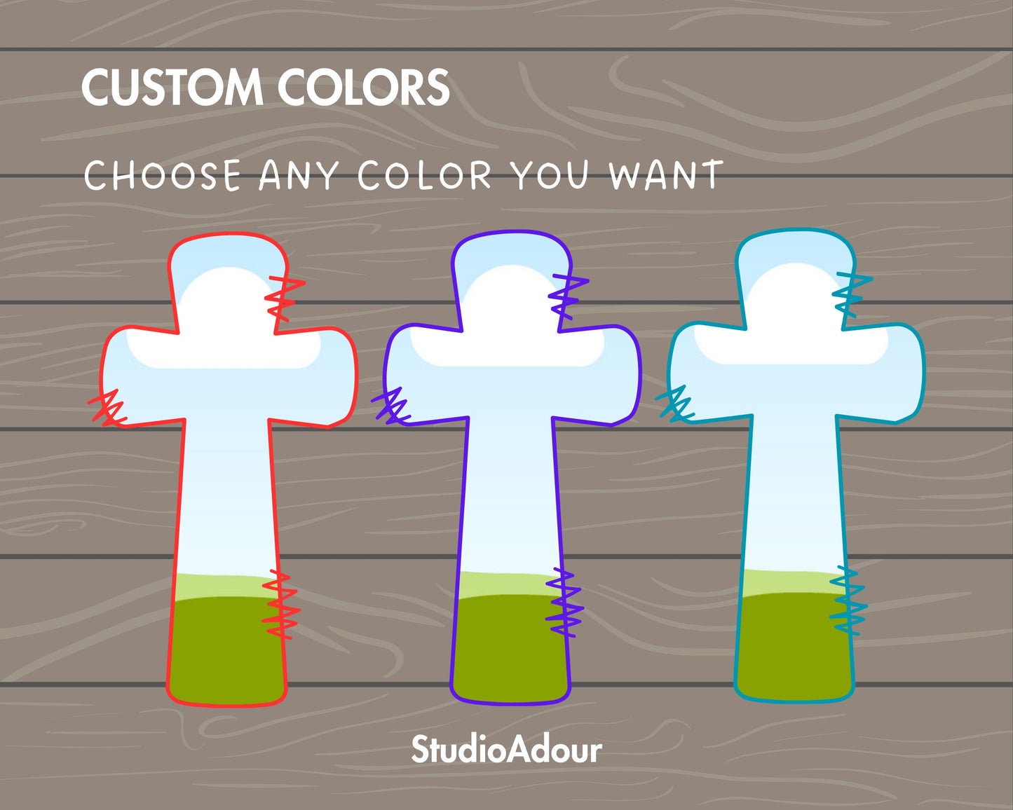 Design Your Own Doodle Cross on Canva, Religious Cross Canva Template, Easy Drag and Drop, Cross Bundle, Old Rugged Crosses