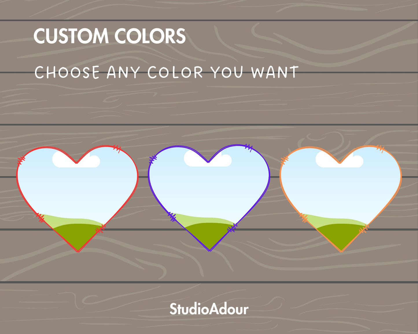 Design Your Own Doodle Heart on Canva, Heart Love Canva Template, Easy Drag and Drop Editable Canva Frames, Heart Bundle, Valentine's Day