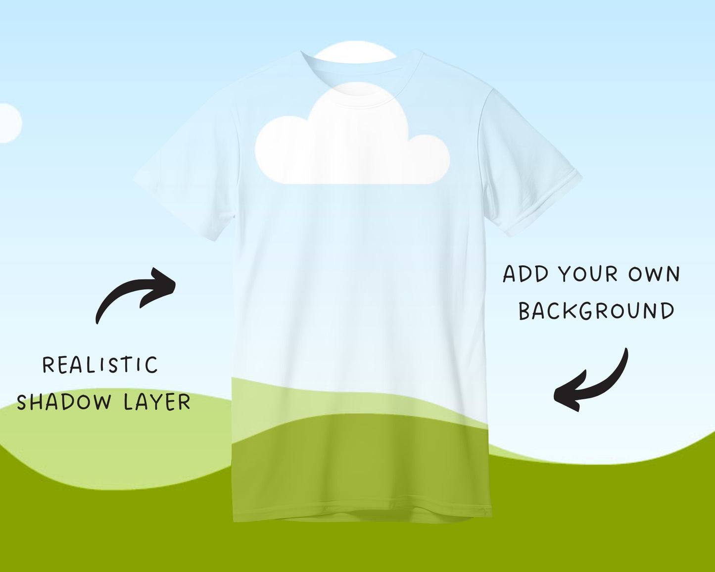 T-shirt Canva Mockup, Tshirt Canva Template, Easy Drag and Drop, Realistic Canva Mockup, Realistic Shirt Canva Mockup, Custom Color T-shirt