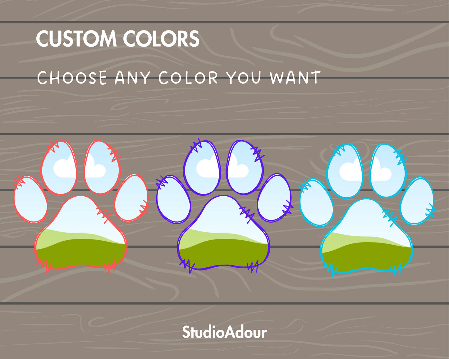 Design Your Own Doodle Paw Canva Frames, Paw Canva Template, Drag and Drop Canva Frames, Dog Paw, Editable Canva Pet Paw, Sublimation Design