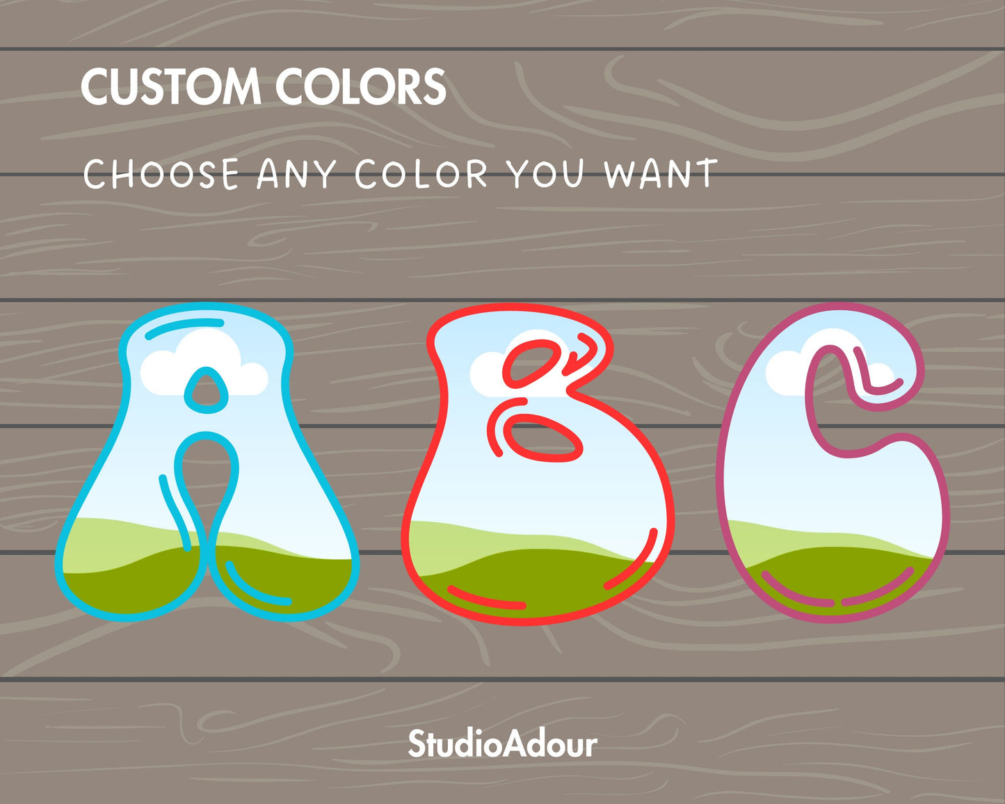 Design Your Own Groovy Alphabet on Canva, Groovy Letters and Numbers Canva Template, Editable Retro Letters , Drag and Drop, Vintage Letters