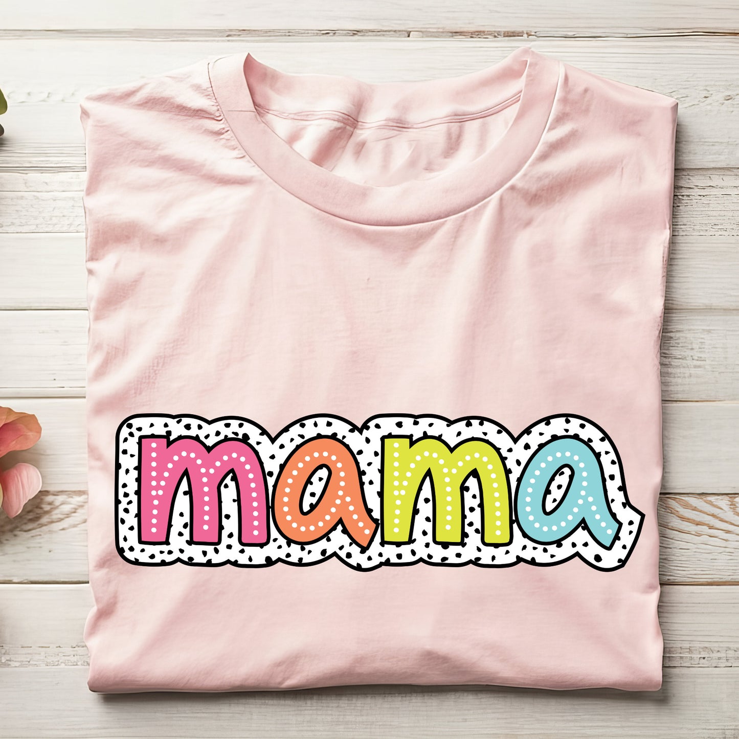 Mama SVG, Doodle Mama PNG, Bright Doodle, Dalmatian Dots, Mother's Day Design, Mom Shirt, Sublimation Design, Trendy Mom PNG, Commercial Use