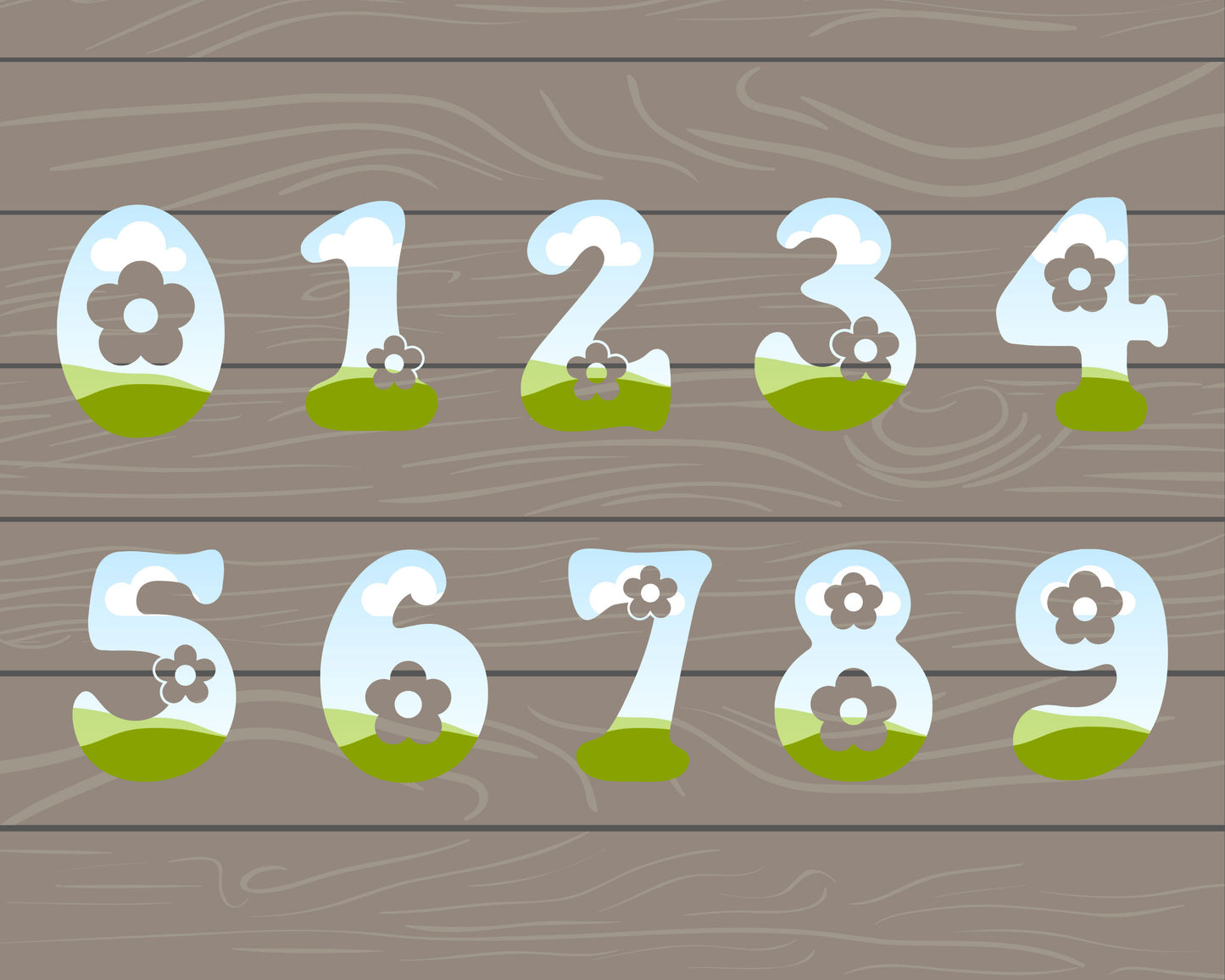 Design Your Own Daisy Alphabet on Canva, Groovy Letters and Numbers Canva Template, Drag and Drop, Editable Flower Letters, DIY Canva Frames