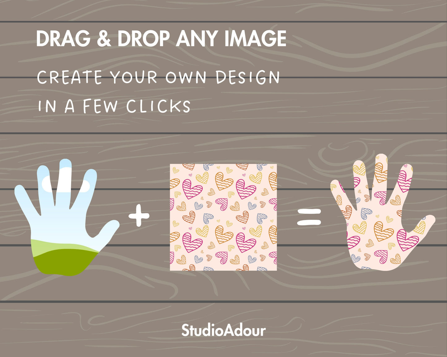 Design Your Own Hand Print Canva Frames, Human Hand Canva Template, Drag and Drop, Canva Frames Bundle, Editable Double Hands, School Art
