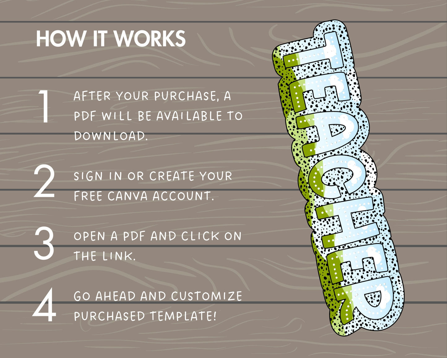 Design Your Own Teacher Design, Teacher Design Template, Drag and Drop Canva Frame, DIY Teacher Canva Frame, Dalmatian Dots, Dalmatian Spot