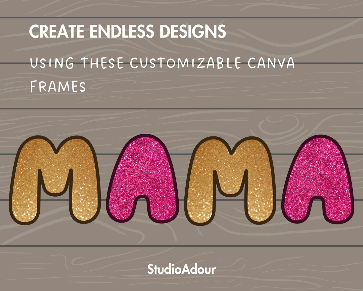 Design Your Own Bubble Letters on Canva, Doodle Alphabet Canva Template, Drag and Drop, Editable Canva Bubbly Letters & Numbers, DIY Letters