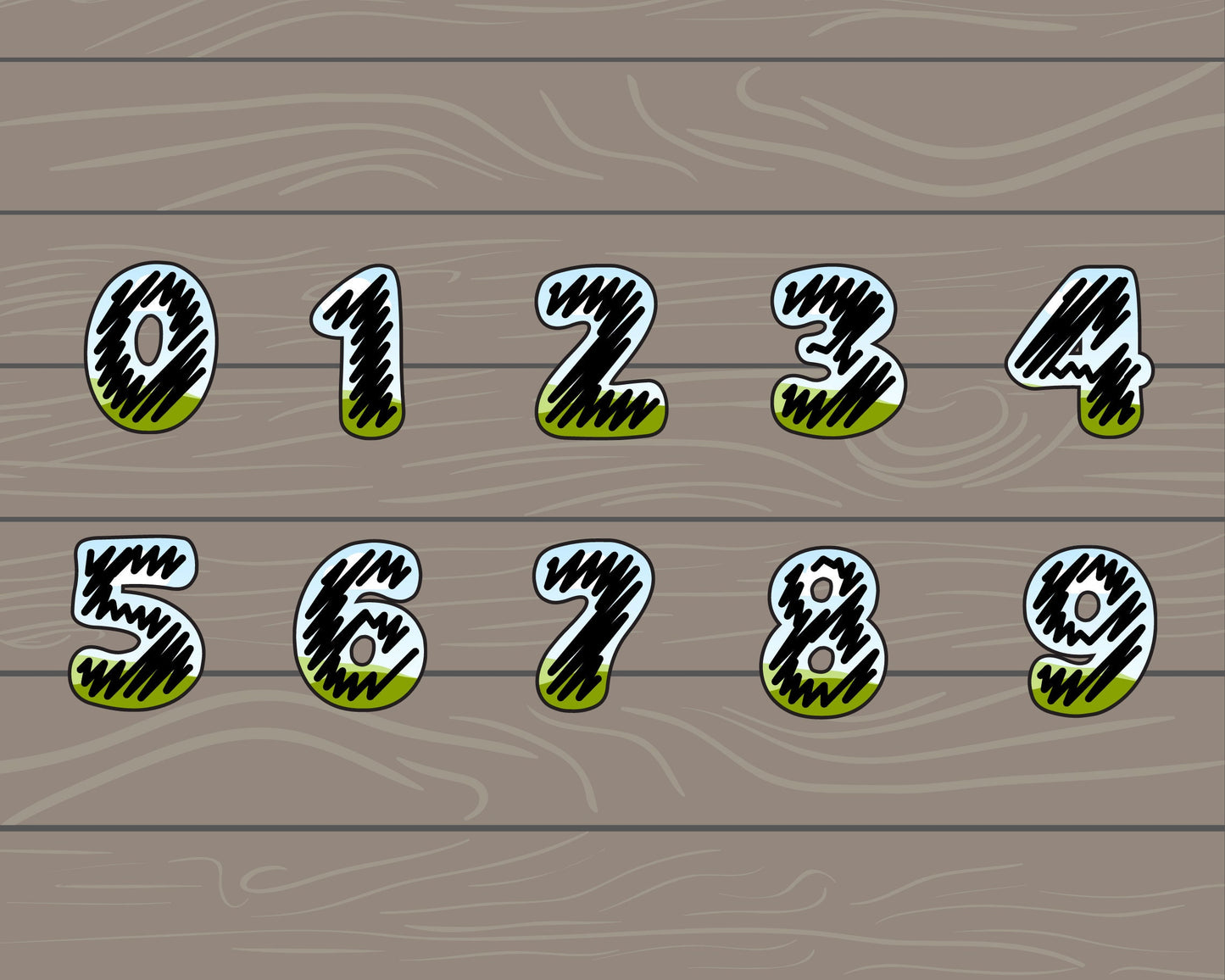 Design Your Own Scribble Letters on Canva, Doodle Alphabet Canva Template, Easy Drag and Drop, Editable Hand-Drawn Letters & Numbers, PNG