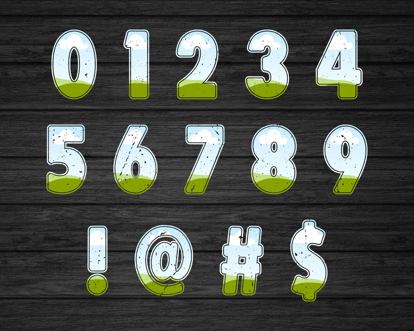 Design Your Own Distressed Letters on Canva, Grunge Alphabet Canva Template, Easy Drag and Drop, Canva Frames Bundle, Letters and Numbers