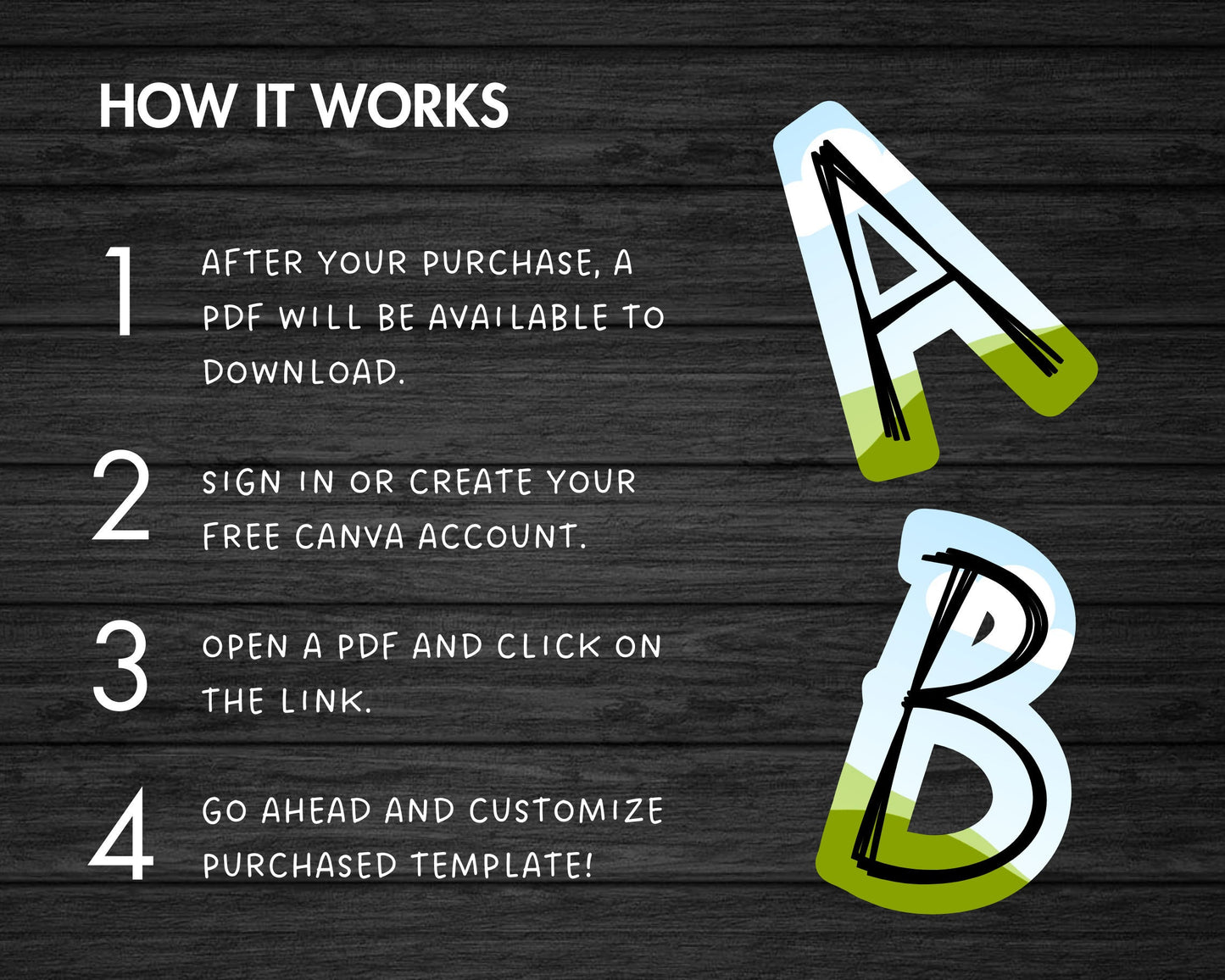 Design Your Own Scribble Letters on Canva, Doodle Alphabet Canva Template, Easy Drag and Drop, Editable Hand-Drawn Letters & Numbers, PNG