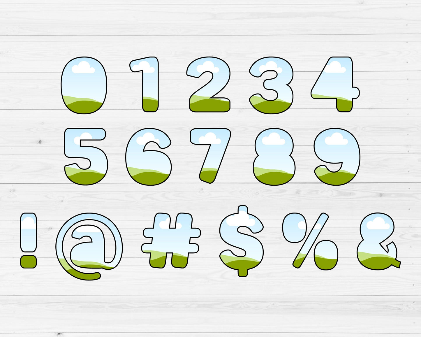 Design Your Own Uppercase Letters & Number on Canva, Bold Alphabet Canva Template, Letters PNG, Editable Canva Letters, Sublimation Design