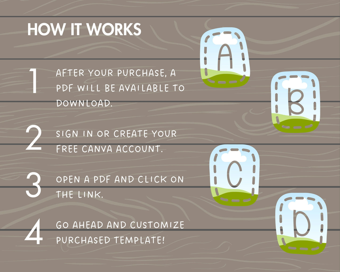 Design Your Own Stich Patch Letters on Canva, Doodle Letters Canva Frames Bundle, Canva Letters Template, Drag and Drop, Digital Stitch