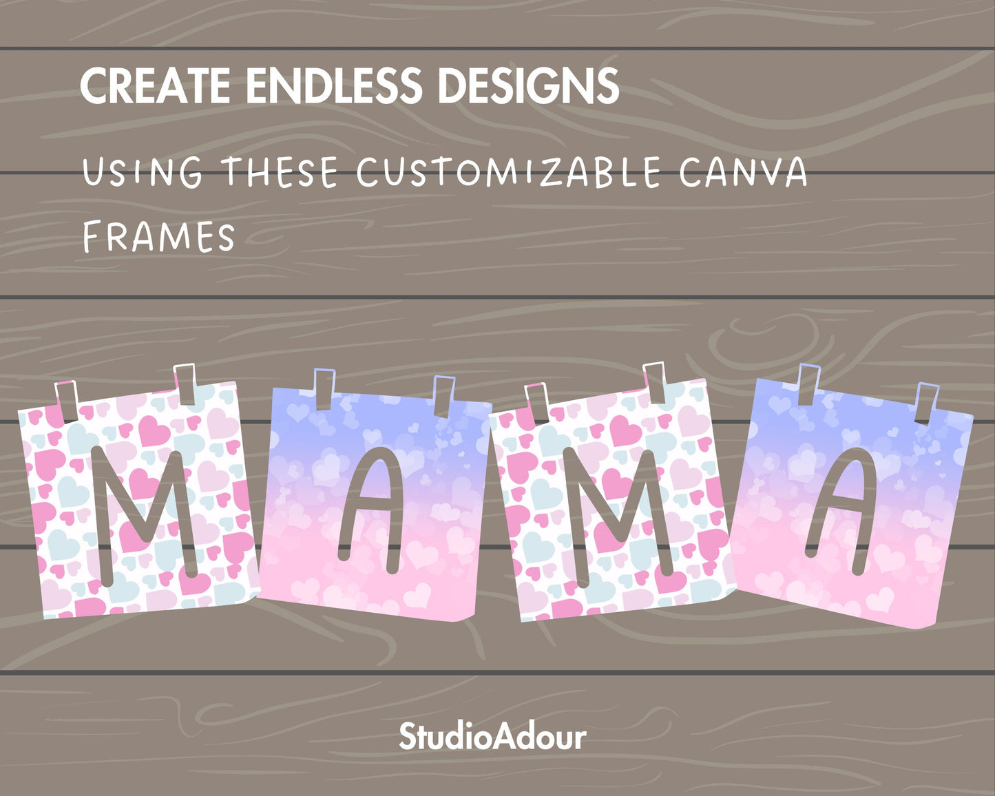 Design Your Own Stich Patch Letters on Canva, Doodle Letters Canva Frames Bundle, Canva Letters Template, Drag and Drop, Pin Notes Alphabet