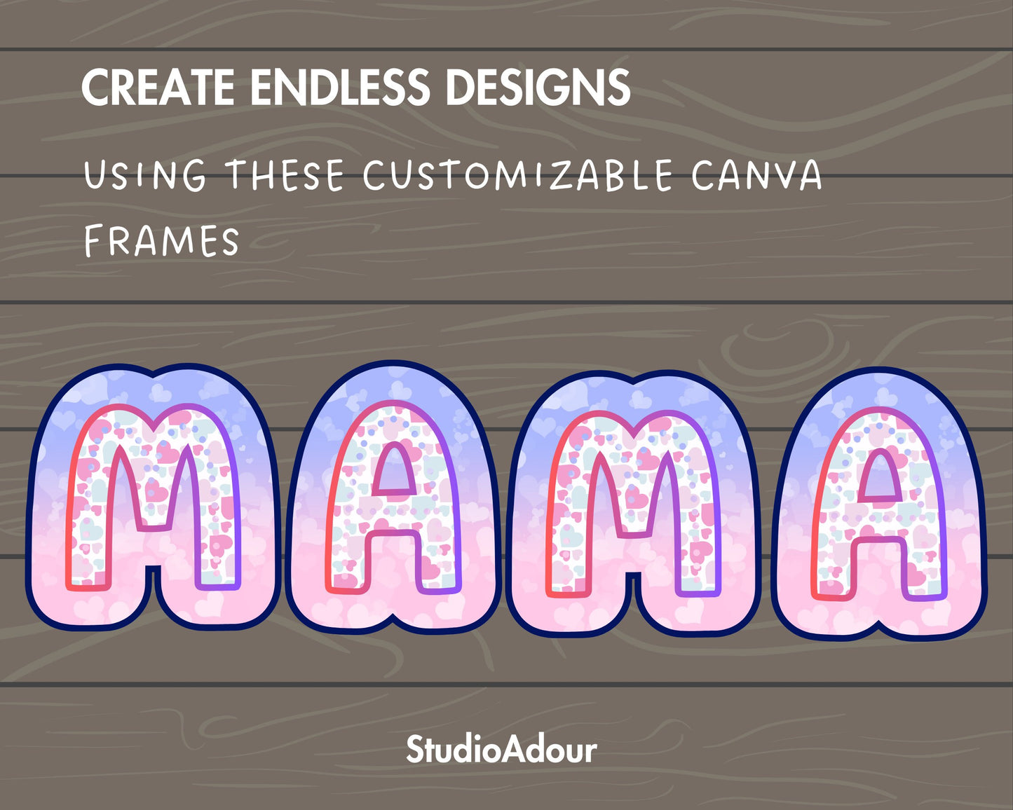 Design Your Own Dots Letters, Editable Alphabet Canva Template, Drag and Drop, Canva Frames, Letters & Numbers, Sublimation Design, PNG
