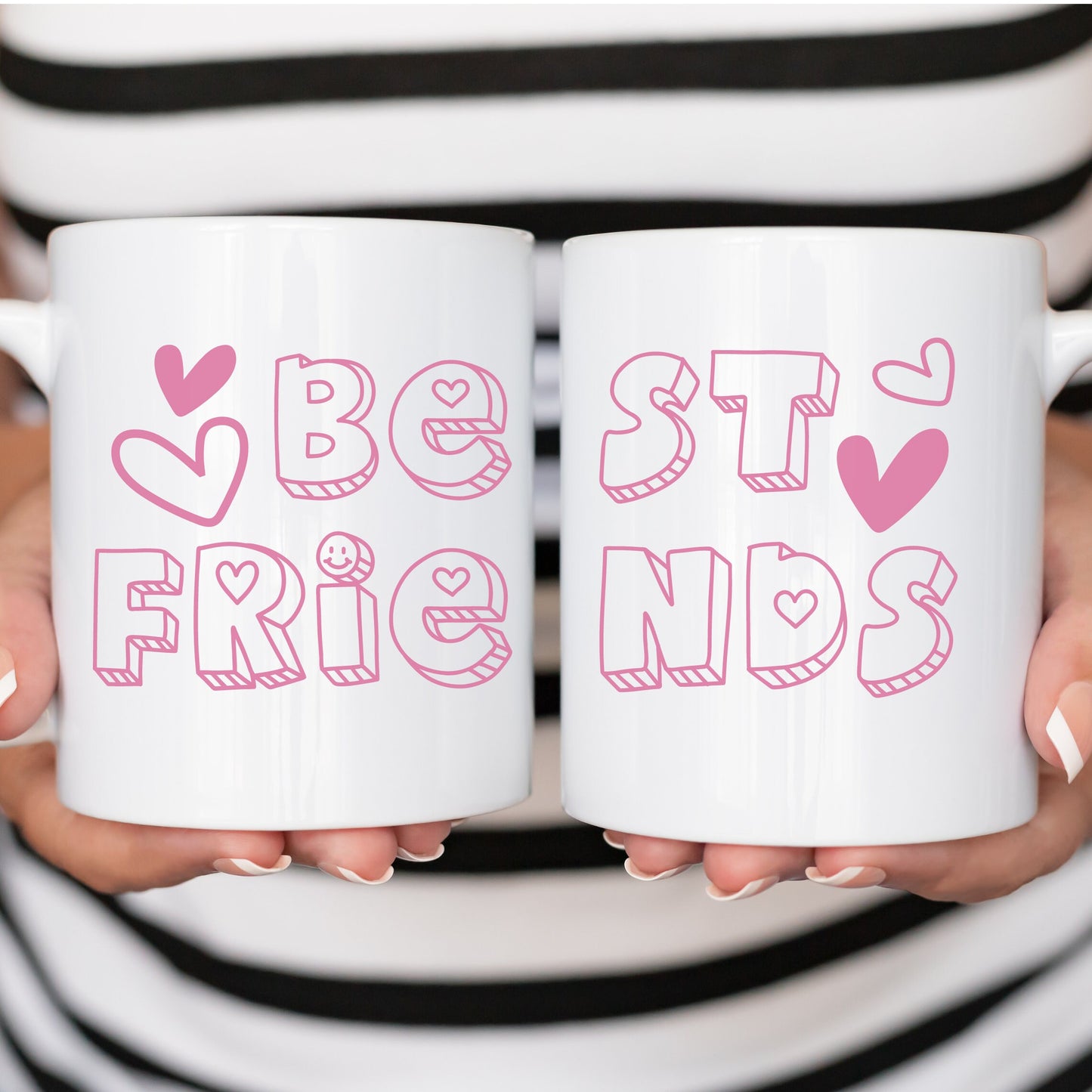 Best Friends Svg, Best Friends Shirt PNG, Friends Svg, Friendship Svg, Best Friends Mugs, Heart SVG, Cricut Svg, Commercial Use