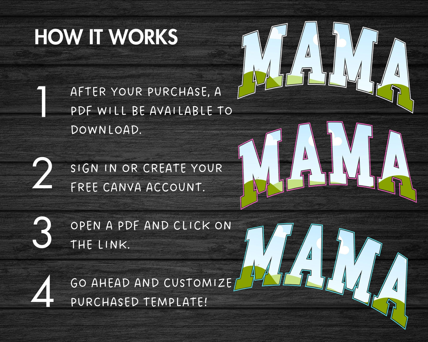 Design Your Own Mama Canva Frame, Editable Mama Canva Template, Drag and Drop, Sublimation Design, Mother's Day, Mama Varsity, Sport College