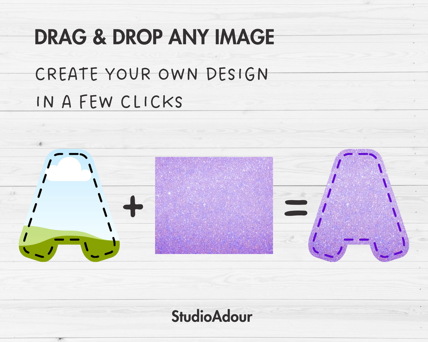 Design Your Own Stitch Letters & Numbers on Canva, Doodle Letters, Digital Stitch Letters, Drag and Drop, Canva Template, Editable Letters
